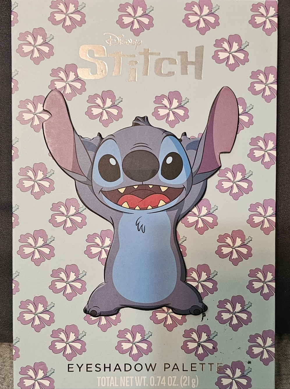Disney Stitch Pink Floral Eyeshadow Palette